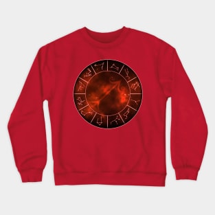 Saggitarius Zodiac Symbol Crewneck Sweatshirt